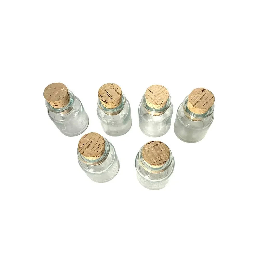 Vintage 80s Set of 6 Princess House Etched Glass Heritage Spice Jar + Stoppers